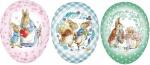 Nestler Papp-Osterei 9 cm Rabbit&Friends 3Mot o....