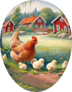 Nestler Papp-Osterei 35 cm Entdeckungstour o. Motivwahl