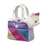 Fancy Pals Cat In Rainbow Handbag 20 cm