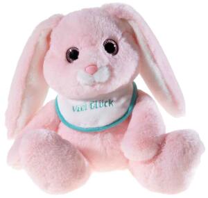 Heunec HASE Milchschnute pink mit Lätzchen Größe 25 cm