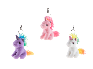 Heunec KEYRING Einhörner 3-fach Größe 8 cm
