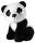 Heunec MISANIMO Mini-Mi Panda Bär Größe 14 cm