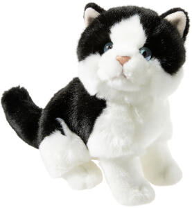 Heunec MISANIMO Kätzchen weiß-schwarz Größe 24 cm