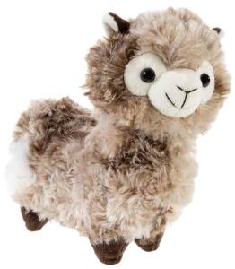Heunec LAMA stehend zweifarbig dunkelbraun Größe 18 cm