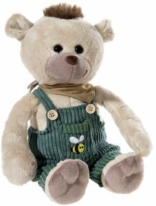 Heunec LATZHOSEN-GANG Bär Hugo Honig Größe 35 cm