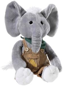 Heunec LATZHOSEN-GANG Elefant Eddie Erdnuss Größe 35 cm