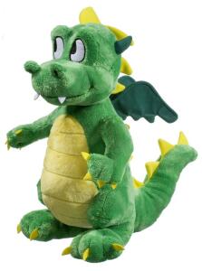 Heunec DRACHE stehend gruen Größe 20 cm