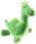 Heunec DINO gruen Größe 25 cm