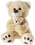 Heunec Bär beige mit Baby Größe 25 cm