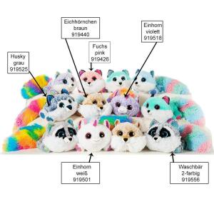Heunec RAINBOW BUDDIES Regenbogentiere sortiert Größe 30 cm