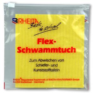Schwammtuch im Schiebeverschlussbeutel, gelb, aus natürlich Rohstoffen