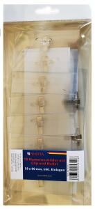 Rheita Namens-oder Visitenkartenschilder mit Clip 57 x 90 mm, 10er