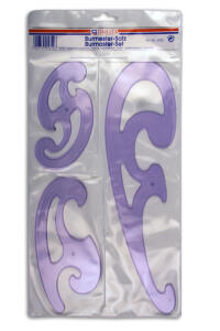 Rheita Burmester-Set aus Kunststoff, transparent, 3-tlg