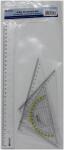 Rheita Zeichenset 4tlg, transparent, bestehend aus...