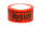 Rheita Signalband "Vorsicht Glas" 50 mm x 66 m, rot, 40 my