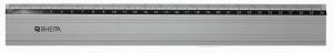 Rheita Metalllineal aus Aluminium, silber, 30 cm, rutschfest