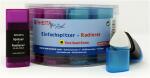 Rheita Dosenspitzer + Radierer in Dreikantform, farblich...