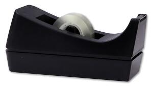 Klebefilm-Tischabroller 3 Rollen Klebefilm 33 m x 15 mm, 3 Farben sort