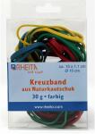 Rheita Kreuzband aus Naturkautschuk, farblich sortiert,...