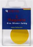 Rheita Magnete 38 mm rund, farblich sortiert,...