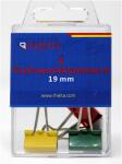 Rheita Foldback-Klammern 19 mm, farblich sortiert, 4...