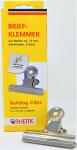 Rheita Briefklemmer aus Metall, ca. 75 x 17 mm, silber, 5...