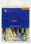 Rheita Aktenklammern 50 mm, farblich sortiert, 40...