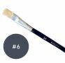 Rheita Borstenpinsel Gr.6,natur, flache Form aus Naturhaar lose im Karton