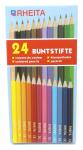 Buntstifte, lackiert in Stiftfarbe, Mine 3mm, hexagonal,...