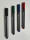 Rheita Permanent-Marker triagonal mit runder Spitze (4,0 mm), 4 verschiedene Farben, im Etui