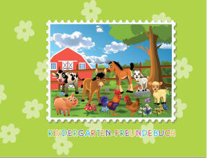 Rheita Freundebuch "Kindergarten", A5, vorgedruckt, 36 Blatt, 80g/m131