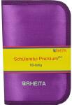 Rheita Schüleretui Premium, 60-teilig, farblich sortiert, abwaschbares Material
