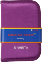 Rheita Schüleretui Premium, 60-teilig, farblich...