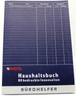 Rheita Haushaltsbuch mit Kostenaufstellung,  A5, 40...