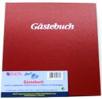 Rheita Gästebuch mit 128 Seiten buchgebunden mit Lesezeichen, 130g/m² Papie hochweiß, satiniertes Cover mit Silberprägung