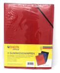 Rheita 3er Set Gummizugmappe/Eckspanner aus PP mit...
