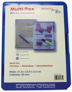 Heft & Sammelbox zum Ablegen von Unterlagen, A4, farblich sort