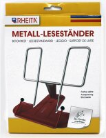 Rheita Leseständer aus Ganzmetall, breite Auflage,...