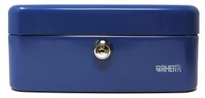 Geldkassette aus Metall mit Kunststoffeinsatz, blau 4006335075115