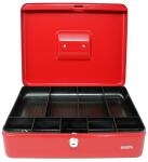 Geldkassette aus Metall mit Kunststoffeinsatz, rot 4006335075436