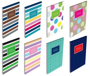 Rheita Notizbücher "My little Notebook, A7, kariert, 50 Blatt, 60g/m², verschiedene Motivw