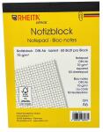 Rheita 4er Pack Notizblöcke A6 kariert, FSC...