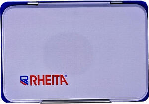 Rheita Stempelkissen metall, blau, Größe 2 (7x11cm)