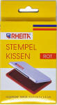 Rheita Stempelkissen metall, rot, Größe 2 (7x11cm)