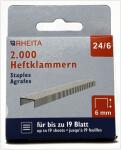 Rheita Heftklammern Nr. 24/6, 2.000 Stück in...