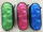 Rheita Faulenzeretui oval mit Polygon-Druck, farblich sortiert, abwaschbares Material