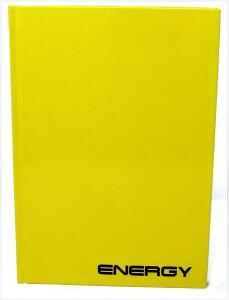 Rheita Kladde "Energy" mit umlaufenden Druckrand, A4, liniert, 96 Blatt, 70g/m²