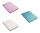 Rheita Kladde mit Glittercover, A5, kariert, 80 Blatt, 80g/m², 3 verschiedene Farben im Set