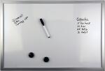 Whiteboard magnetisch mit Alurahmen 90 x 60 cm 2 Magnete...