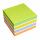 Rheita Haftnotizen-Würfel, Brillantmix, 75 x 75 mm, 450 Blatt,